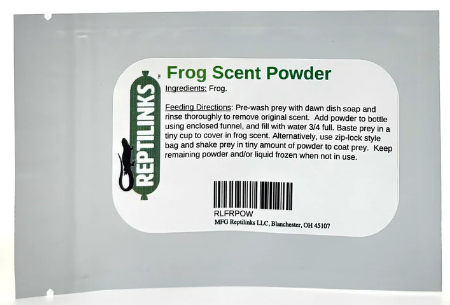 Frog Scent Powder Packet from Reptilinks